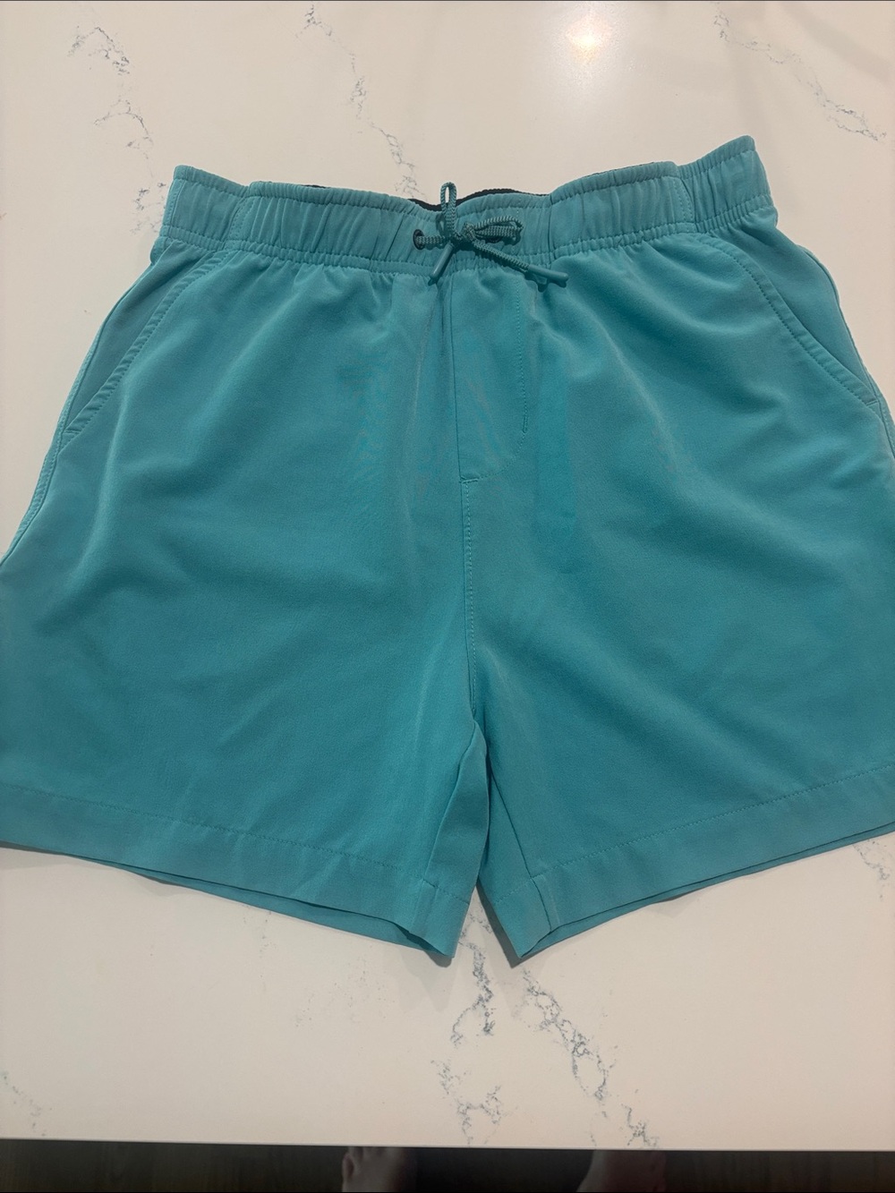Vineyard Vines Kids Teal Drawstring Shorts